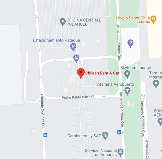 Mapa sucursal SCL